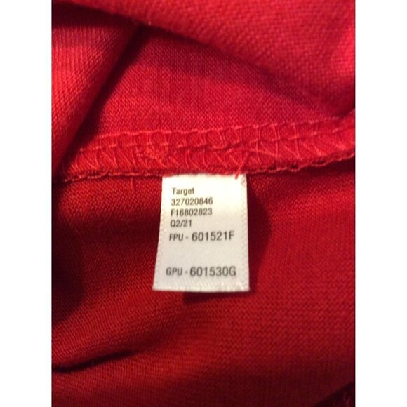 FELIZ Navidad Girls Short Sleeve Shirt Size 2T Red - Picture 4 of 4